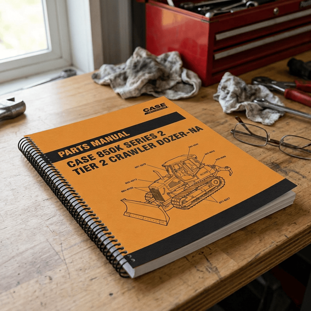 Case parts manual for 850K Series 2 Tier 2 crawler dozer