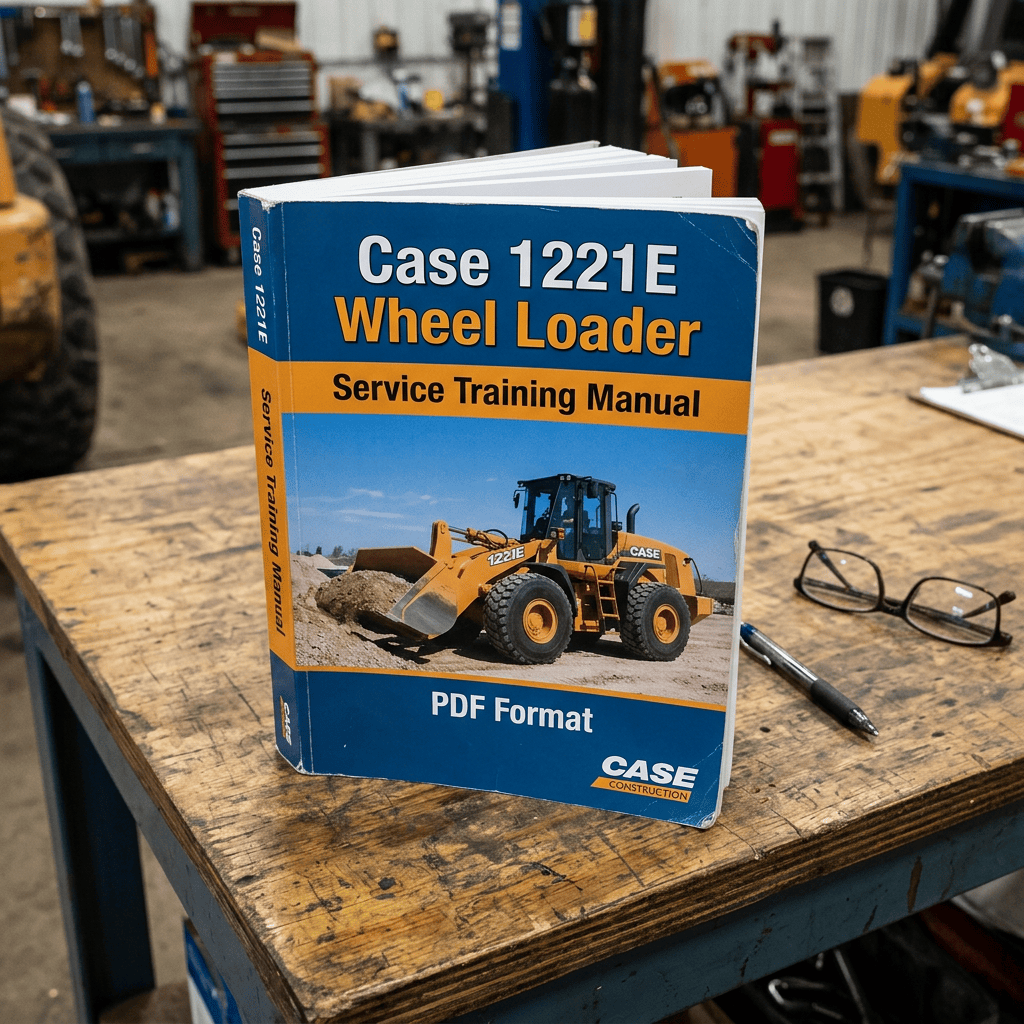 Case 1221E wheel loader training manual PDF