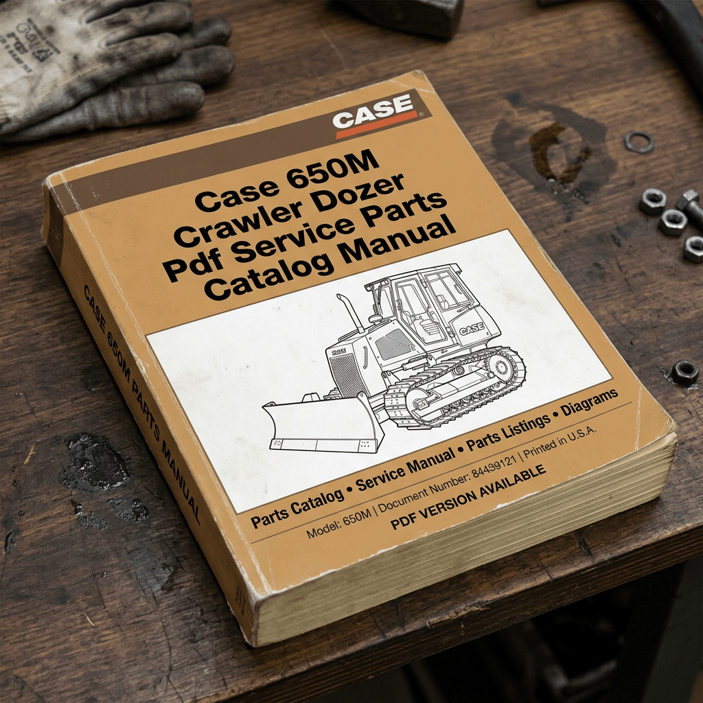 Case 650M Crawler Dozer PDF Service Parts Catalog Manual