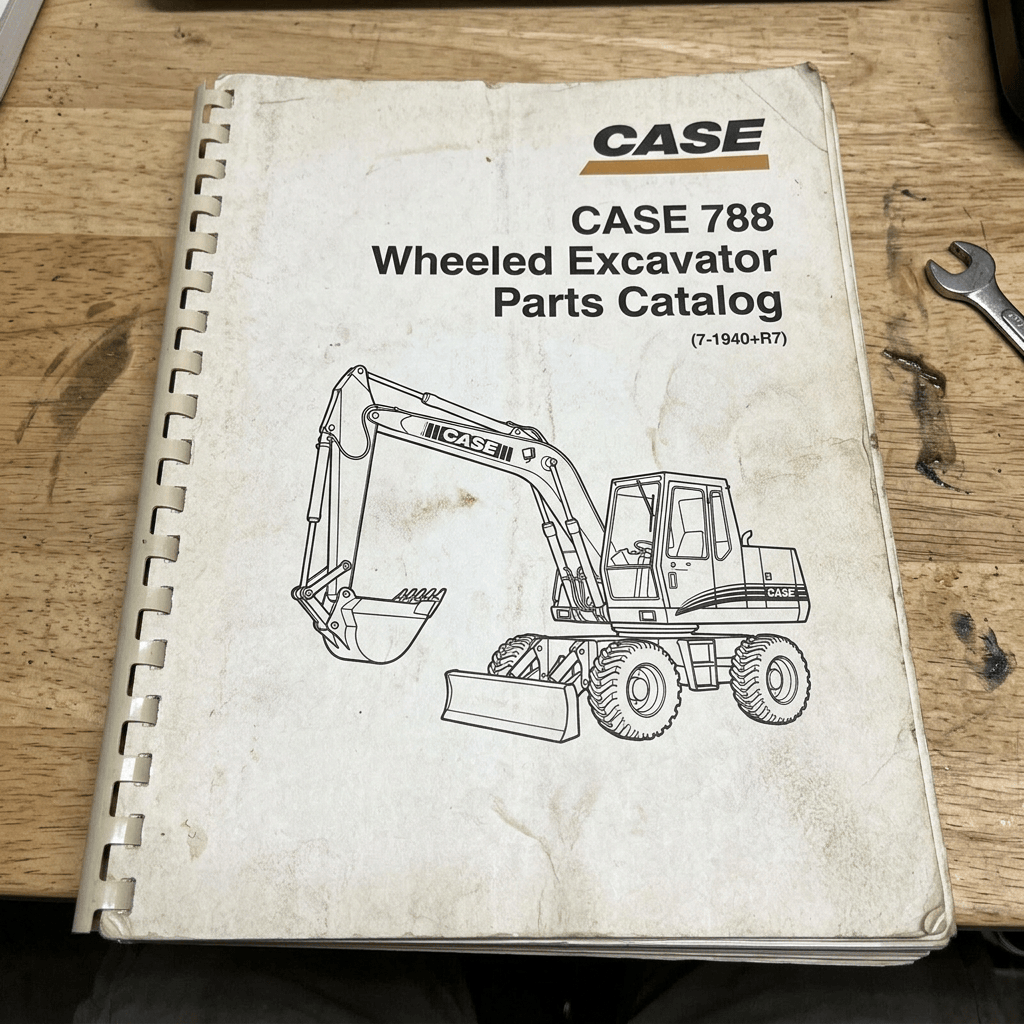 Case 788 wheeled excavator parts catalog
