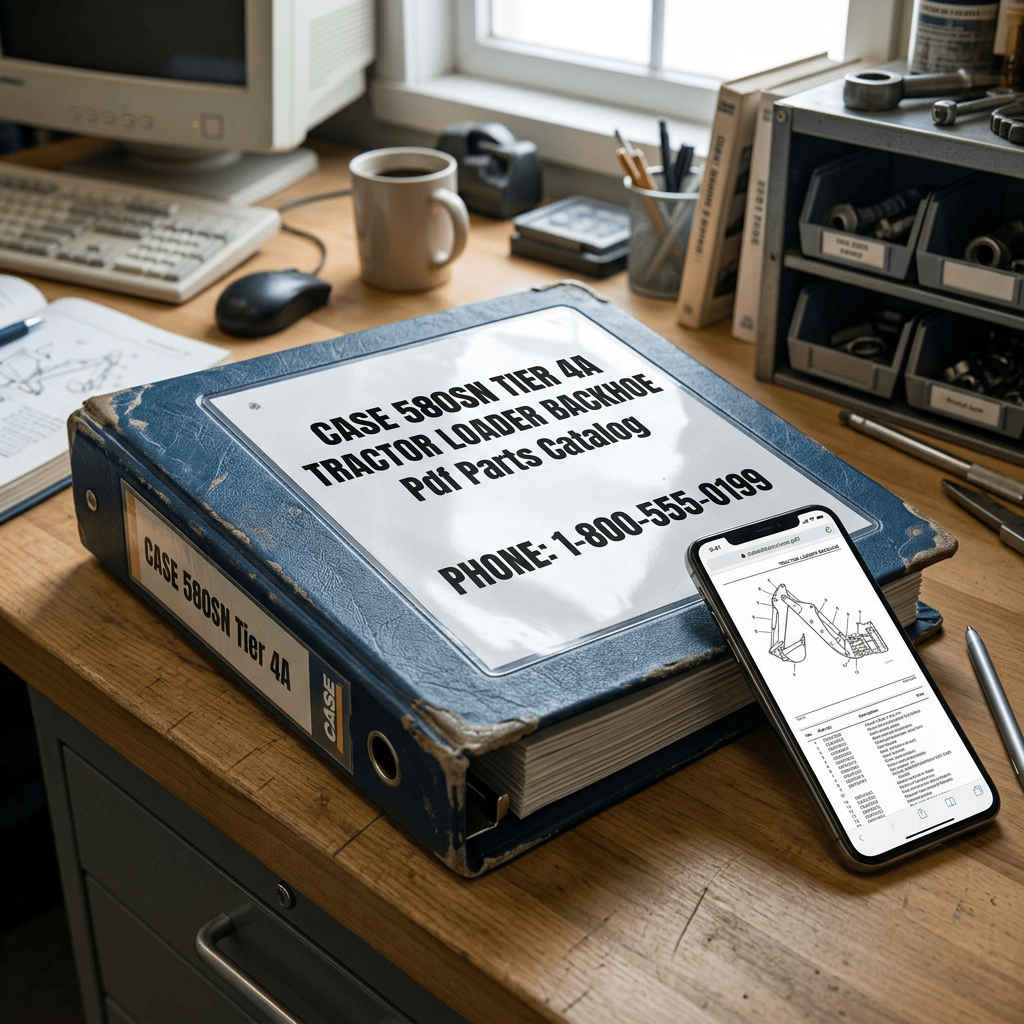 Manual displayed on smartphone